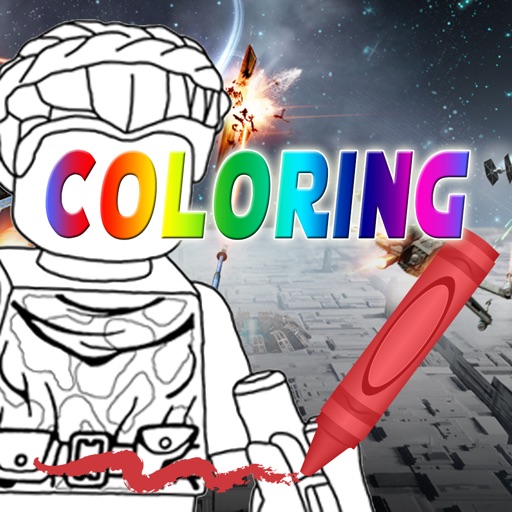 Finger Coloring For Kids Inside Office For Star Wars Toys Edition iOS App