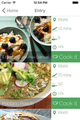 Gluten Free Recipes - Organised Recipes by Entry, Main Course and Deserts screenshot 3