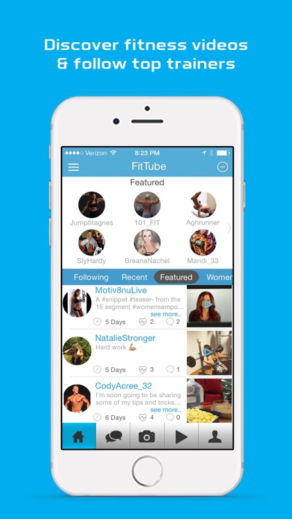 FitTube - social fitness videos