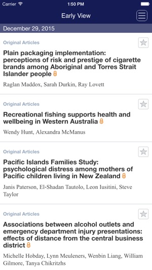 Australian and New Zealand Journal of Public Health(圖3)-速報App