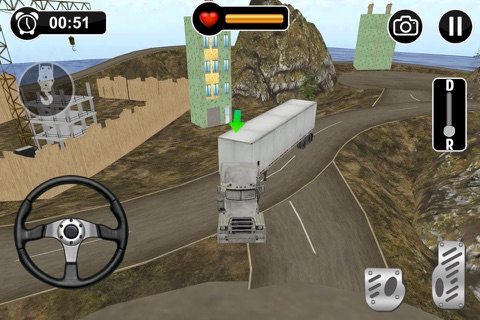 Heavy Truck driving parking 3d Simulator game screenshot 3