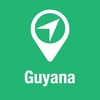 BigGuide Guyana Map + Ultimate Tourist Guide and Offline Voice Navigator