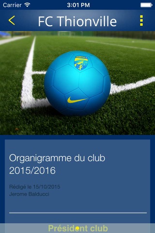 Thionville FC App screenshot 2