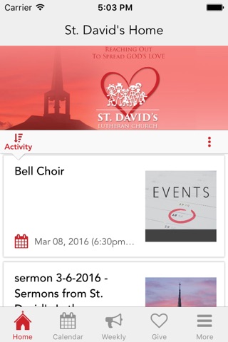 St. David's Lutheran Church screenshot 2