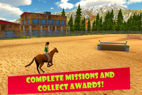 Horse Riding 3D: Show Jumping Full screenshot 2