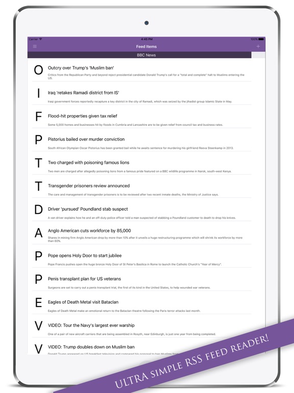 【图】Beautiful RSS Feed Reader(截图3)