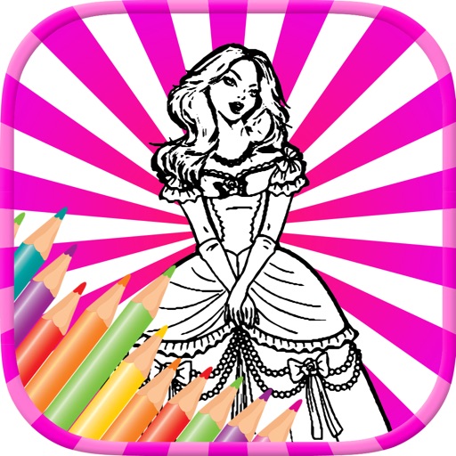 barbie princess coloring pages games