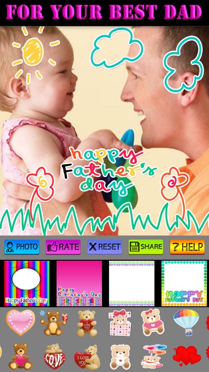 Happy Father's Day Picture Frames screenshot-4