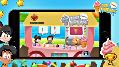 ICE CREAM MAKER - KIDS COOKING GAMES FREE 1.2 IOS GAME GIẢI TRÍ ICE CREAM MAKER - KIDS COOKING GAMES FREE 1.2 IOS