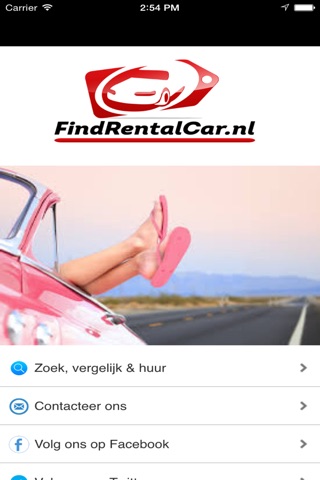 FindRentalCar.nl screenshot 2