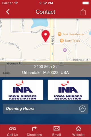 Iowa Nurses Association screenshot 2