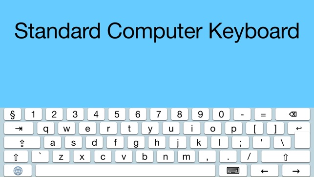 Standard Computer Keyboard