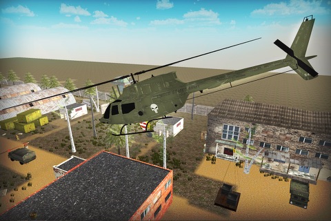 Cargo Helicopter Sim 3D - Real Helicopter Cargo Transporter Game screenshot 3