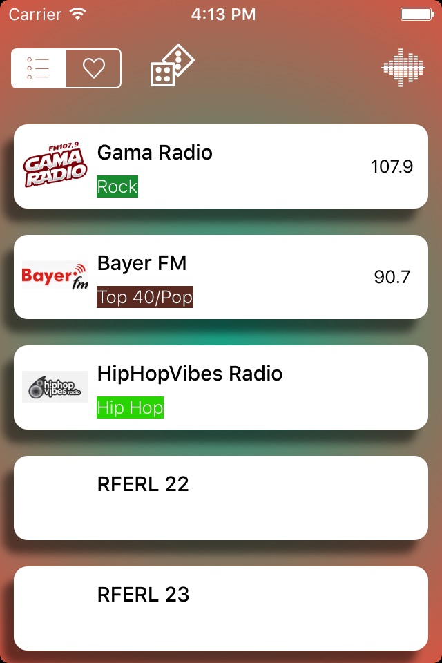 Radio Player Czech Republic  (Česká republika rádio, čeština,Český ,Česko) screenshot 2