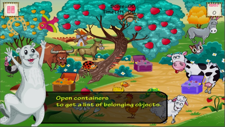 Lovely Zoo Hidden Objects Game