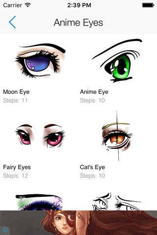 Draw Anime Eyes - Cutest Eyes screenshot 2