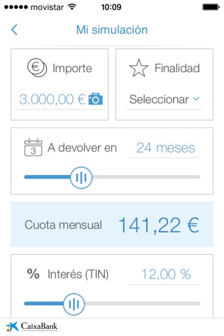 CrediApp de CaixaBank - Crédito fácil y rápido. Pide un préstamo ahora screenshot 4