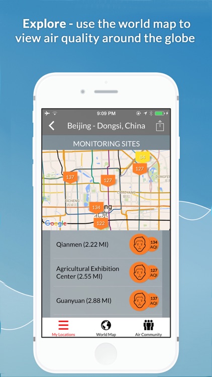 Global Air Quality Monitoring & Pollution Forecast PM2.5 AQI | AirVisual screenshot-3