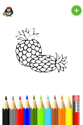 The Fruitce- Paint Color Kid - Childrens's Drawing Desk , Paintbrush, Draw,Doodle, Sketch Coloring Book screenshot 2