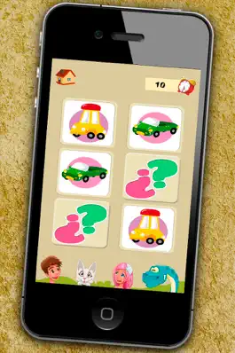 Game screenshot Memory game for children: memory cars. Learning game for boys hack