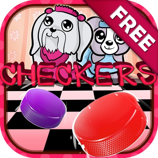 Checkers Board Puzzle Free - “ Chi Chi Love Pets Game with Friends Edition ” icon