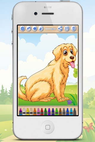 Drawings of dogs puppies Educational games children - Premium screenshot 2