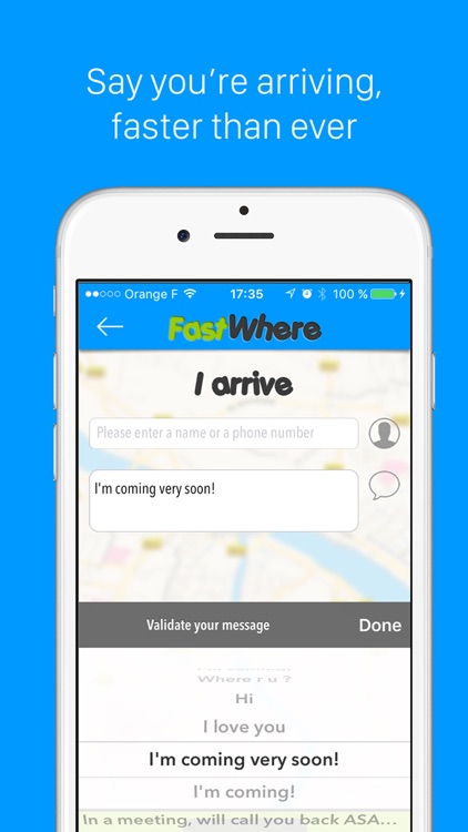 FastWhere - Find GPS location of friends and family in realtime