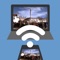 Photos in the iPhone will be displayed on the Web-Browser, ChromeCast, or apple TV ( AirPlay ) via WiFi