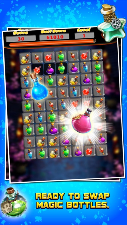 Magic Bottle Link - Link The Same Color Bottle To Eliminate Them