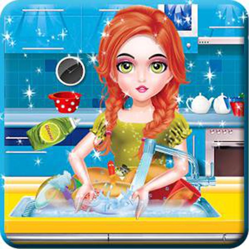 Washing Dishes After Dining games for girls iOS App