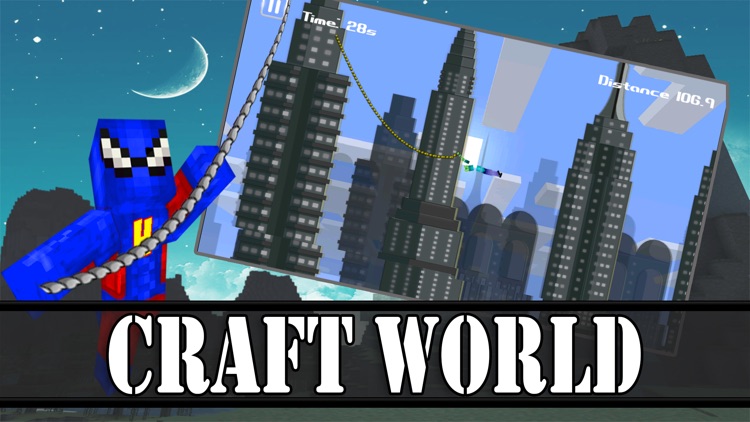 Craft World - Multiplayer Rope Swing Game screenshot-0