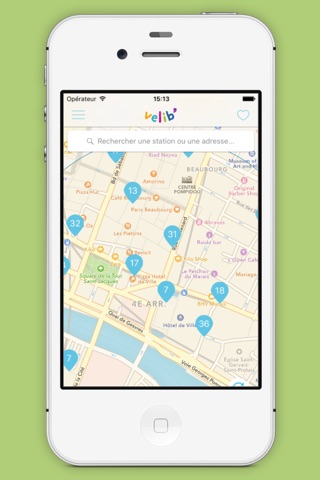 Vélib', app officielle screenshot 2