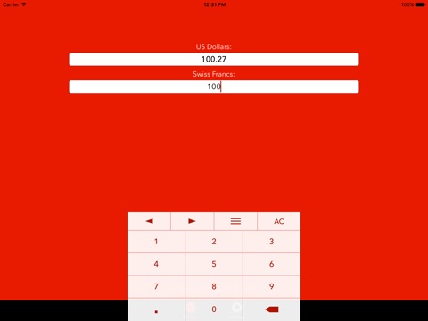 Swiss Francs To Us Dollars Currency Converter Chf Usd Screenshot 1 For Swiss Francs To Us Dollars Currency Converter Chf Usd