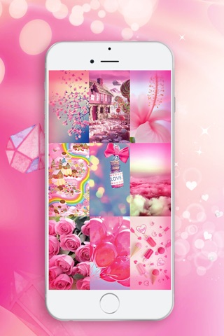 Cute Pink Wallpapers for Girls – Fancy Edition of Backgrounds for Home and Lock Screen screenshot 3