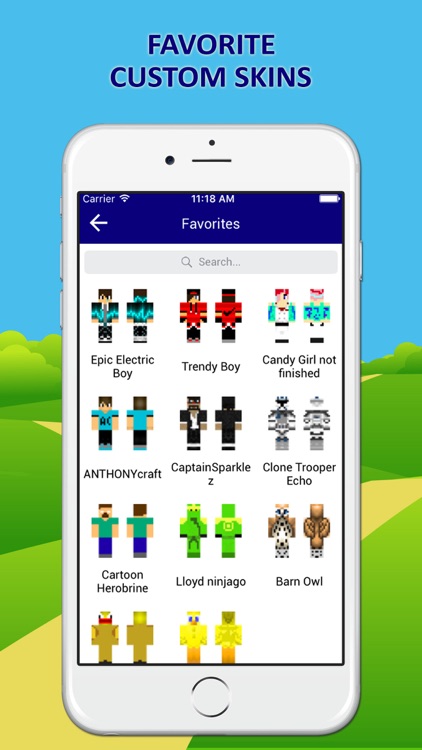 Custom Skins - Exclusive Collection of Minecraft Skins screenshot-4