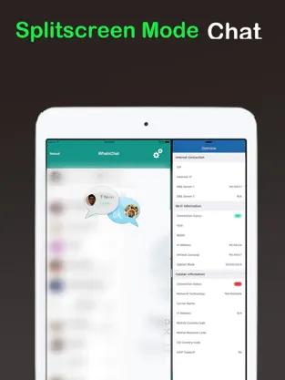 화면 캡처 1 WhatsChat - A free messenger app for all devices - iPad version iphone