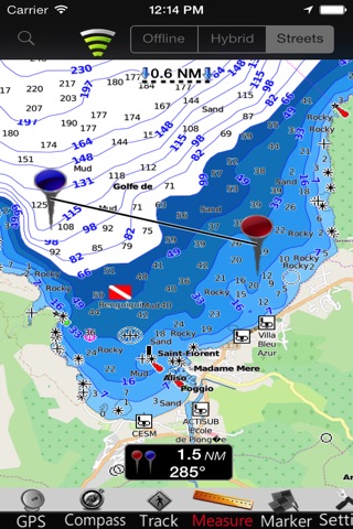Corsica GPS Nautical Charts screenshot 3