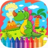 Best Coloring Book Page For Kids Dinosaur Park Free and Fun