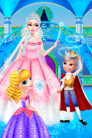 Ice Queen Magic Salon - Royal Family Fun with Girls Spa, Makeup & Princess Makeover Game screenshot 2