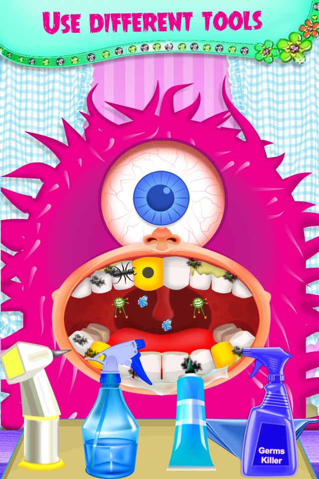 Monster Dentist Doctor - Free Fun Dental Hospital Games screenshot 3