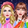 BFF Salon : Winter Market Day - Spa, Makeup & Dress Up Makeover Game