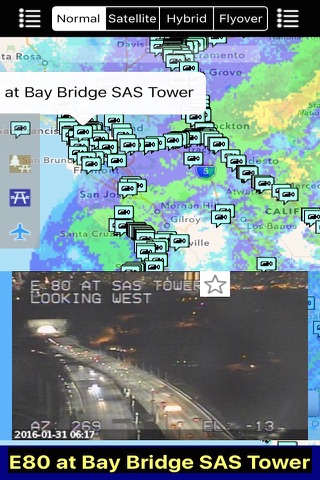 California NOAA Radar and Traffic Camera 3D screenshot 3