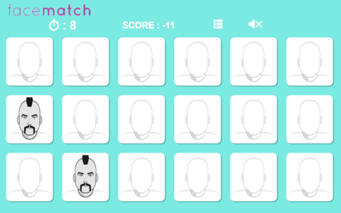 Face Male Match Pictures Game screenshot 3