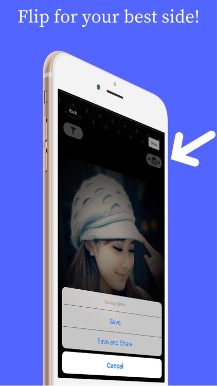 MirrorMe Professional - horizontal reverse your front facing camera photos