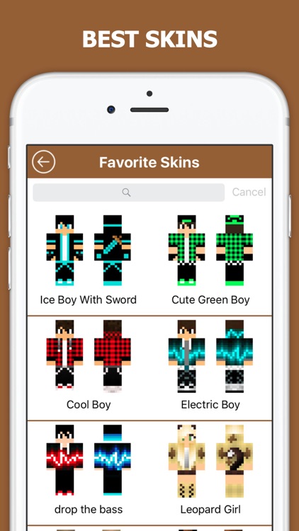 Best Skins PE 2 - Girl, Boy, Mob & Funny Skin for Minecraft