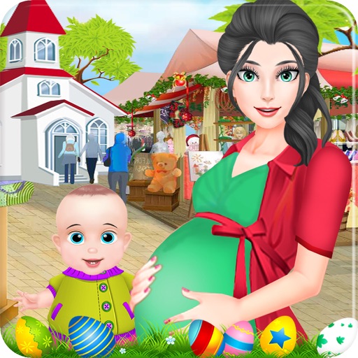 Gives Birth On Easter baby girls games iOS App
