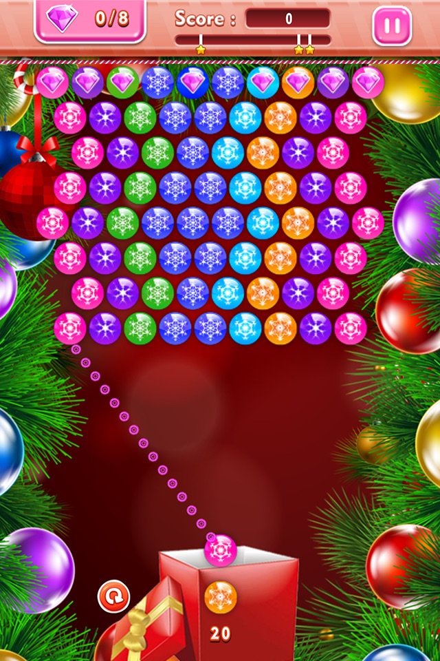 Bubble Christmas - Free Ball Pop Wrap Shooter Free Puzzle Match Game for Girls & Boys screenshot 2