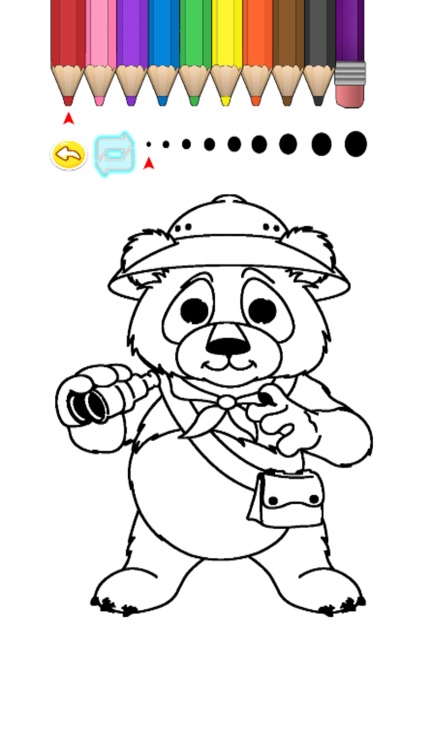 Kids Coloring Book - Cute Animals 2 screenshot-4