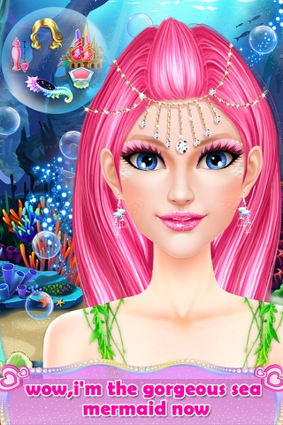Mermaid Salon Makeover Fun screenshot 4