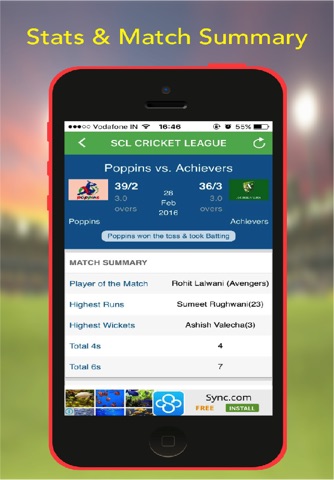 SCL Cricket screenshot 4